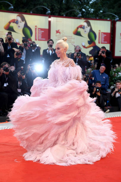 bloodyxmary: Lady Gaga walks the red carpet ahead of the ‘A Star Is Born’ screening duri
