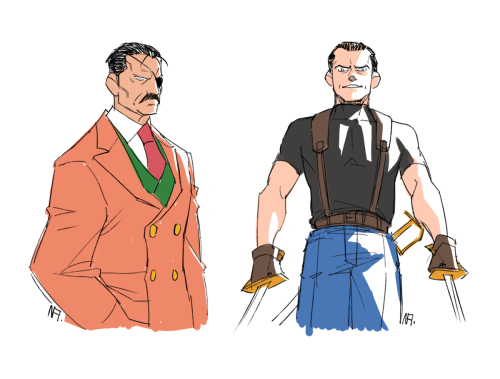 nitefise-art:giovanni and bradley clothes