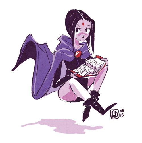 anordinaryadventurer: I draw Raven a lot…perhaps too much, methinks.