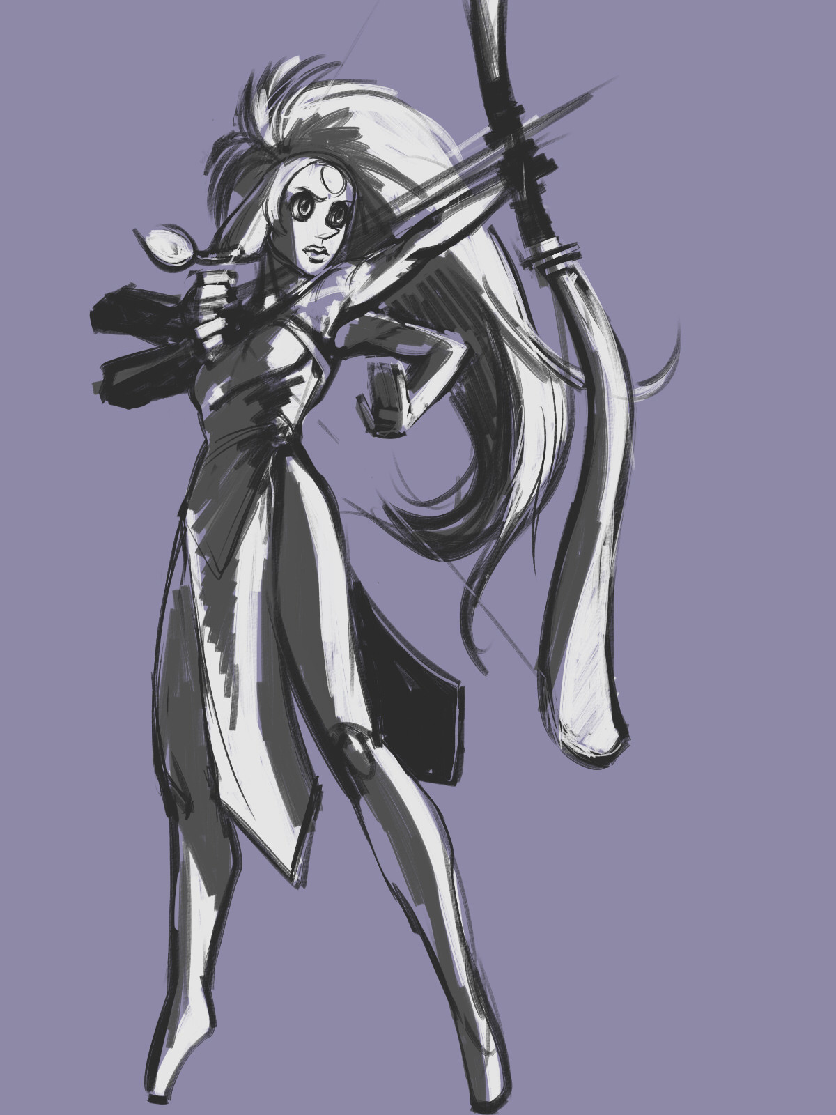 funismajin:  My first Stephen Universe fanart, I think. Have an Opal. 