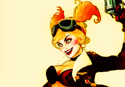 onewinged-sephiroth: Harley Quinn bombshells art