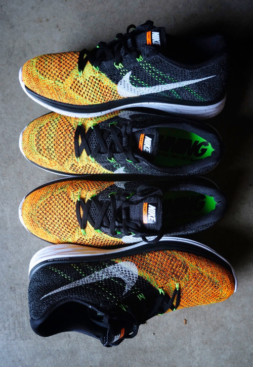 nike flyknit lunar 3 orange