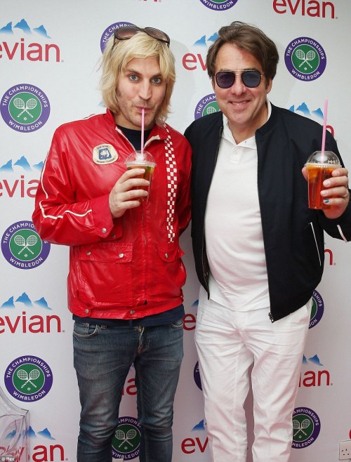 heartrachel:  Noel and Wossy at Wimbledon {x}