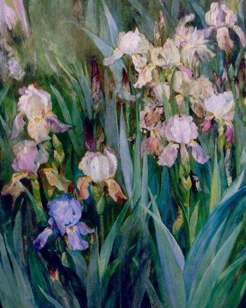 brigantias-isles:Iris at Dawn by Maria Oakey Dewing(1845-1927)