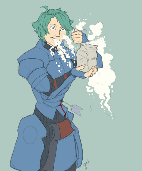 gloamglozergay: Alm what are you doing with that raw herring you found on the floor