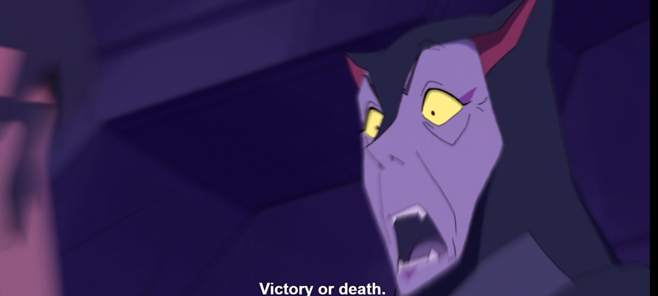 lilhunteronacase:  Victory or Death Remember Lotors Nanny and how she taught Hunk