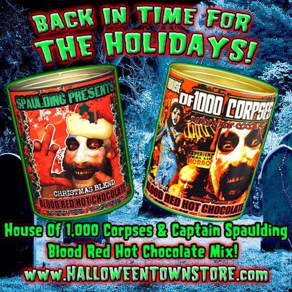 SHERI MOON ZOMBIE — Captain Spaulding's hot chocolate mix is back in...