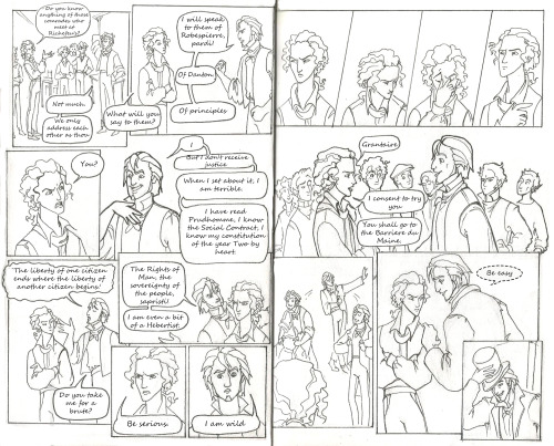 Enjolras and his Lieutenants again. Yep. Part 3. Yes, Enjolras, wise desicion. You won’t regret it a