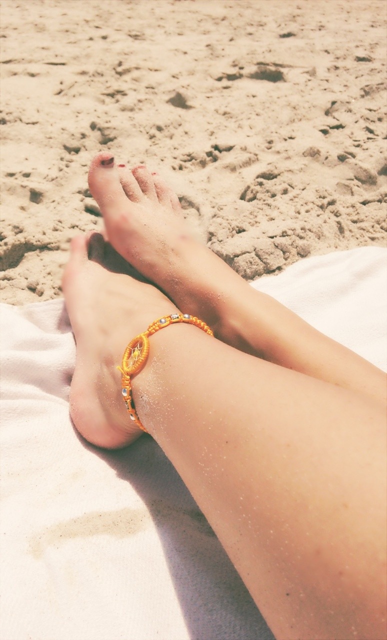 Got the cutest anklet today.