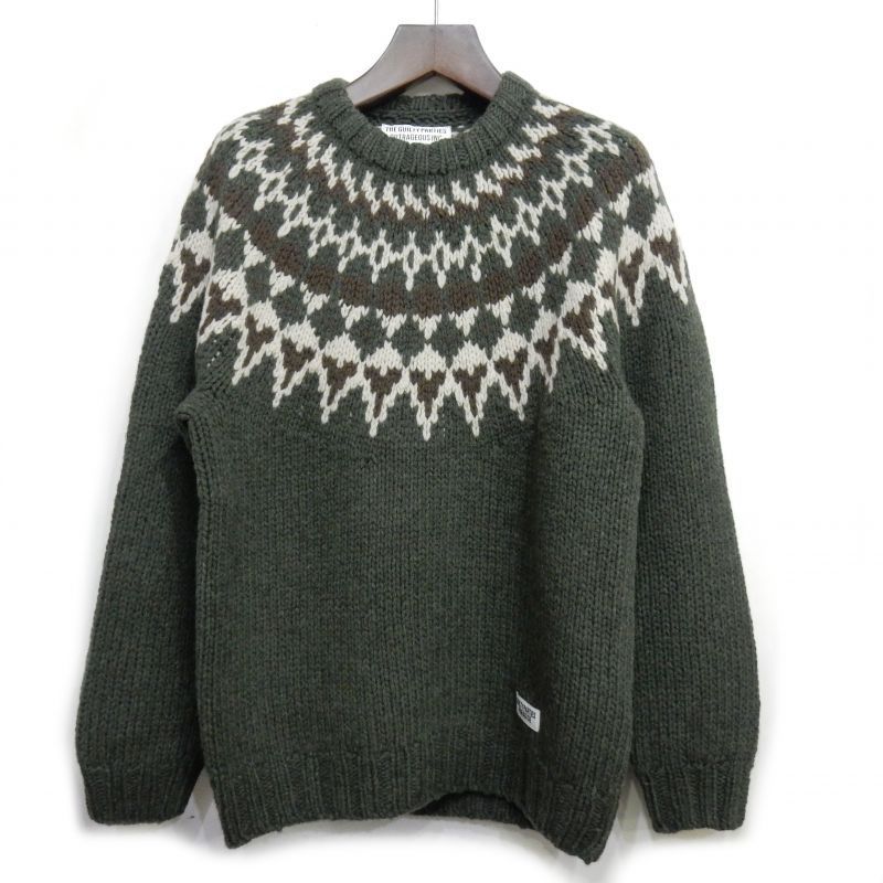 特価商品 WACKO MARIA ノルディック柄 ニット - ニット/セーター - www ...