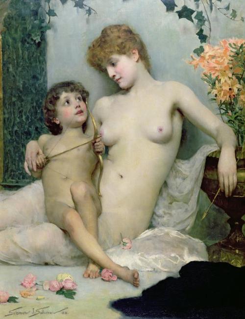 fleurdulys: Venus and Cupid - Solomon Joseph Solomon 1885