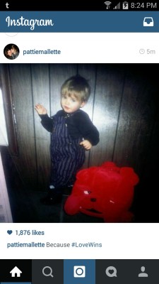 itssokidrauhl:  Pattie just posted this picture of baby Justin. So sweet!