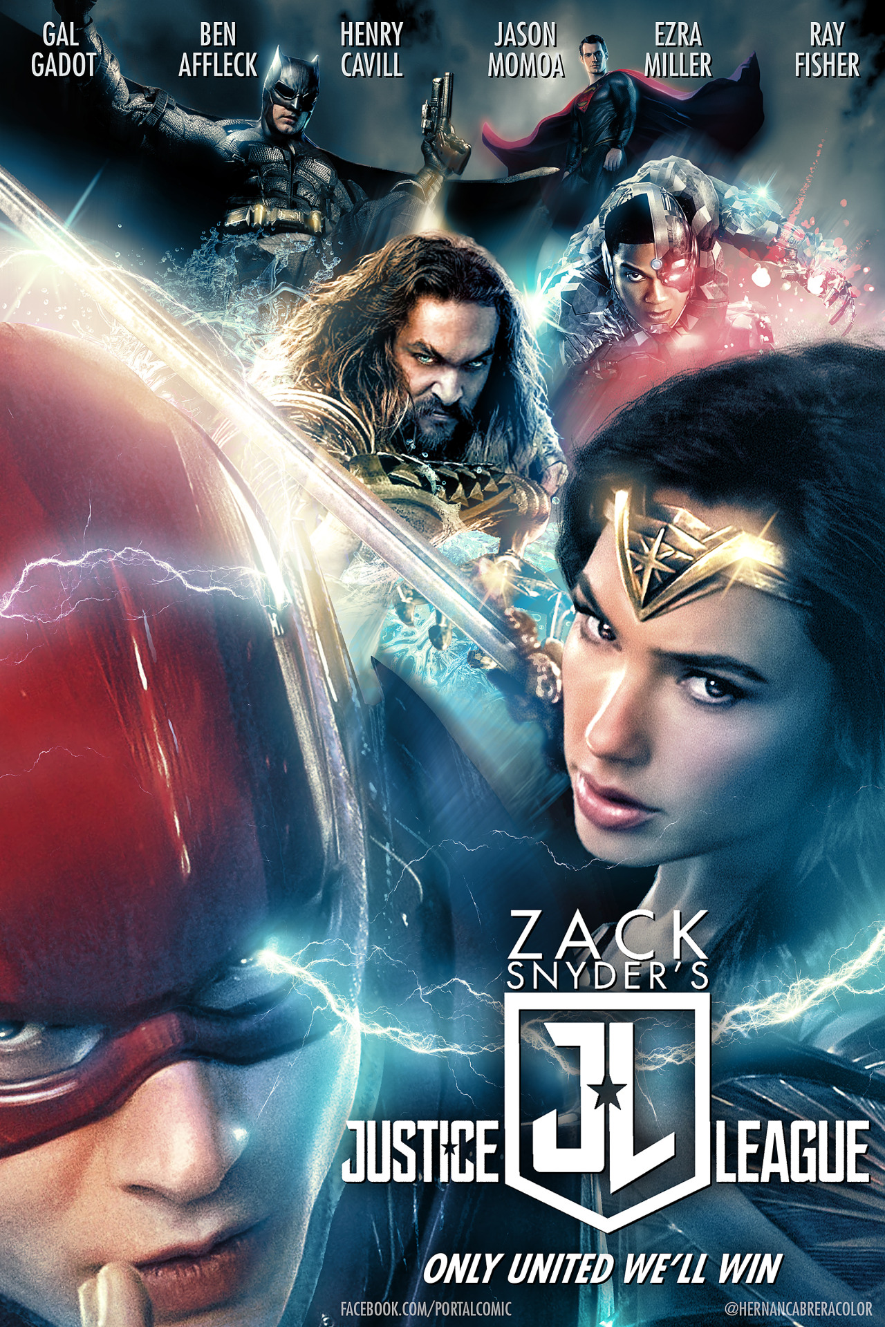 Navarro Cabrera Zack Snyder S Justice League Fan Poster By