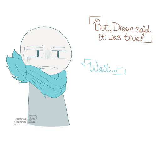 Shitpost (Dream x Sans fanart) cuz Twitter