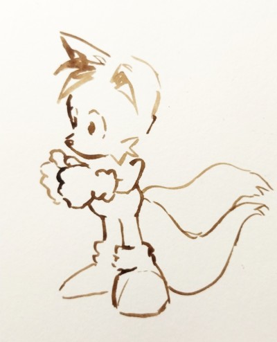 studioboner:studioboner:studioboner:accidently drew the most “calvin and hobbes”-esque teen Tails ive ever seen and im in awe and also seething in anger i know my ass wont be able to replicate it“oh no i put too much brown in the pan