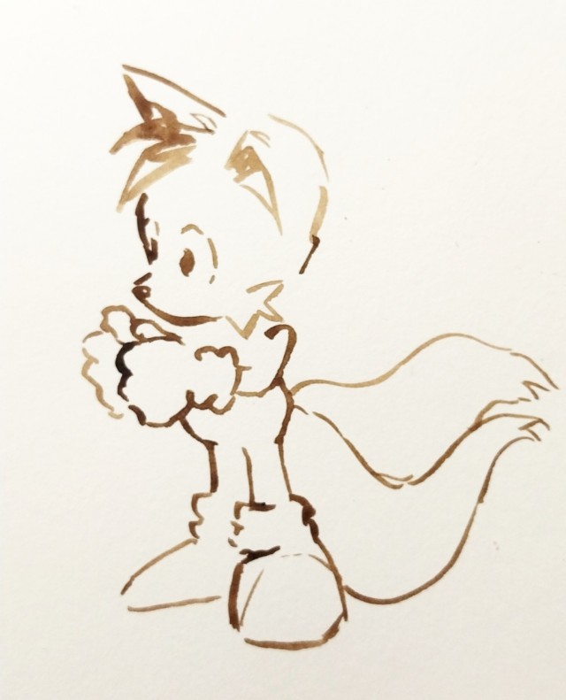 studioboner:studioboner:studioboner:accidently drew the most “calvin and hobbes”-esque teen Tails ive ever seen and im in awe and also seething in anger i know my ass wont be able to replicate it“oh no i put too much brown in the pan