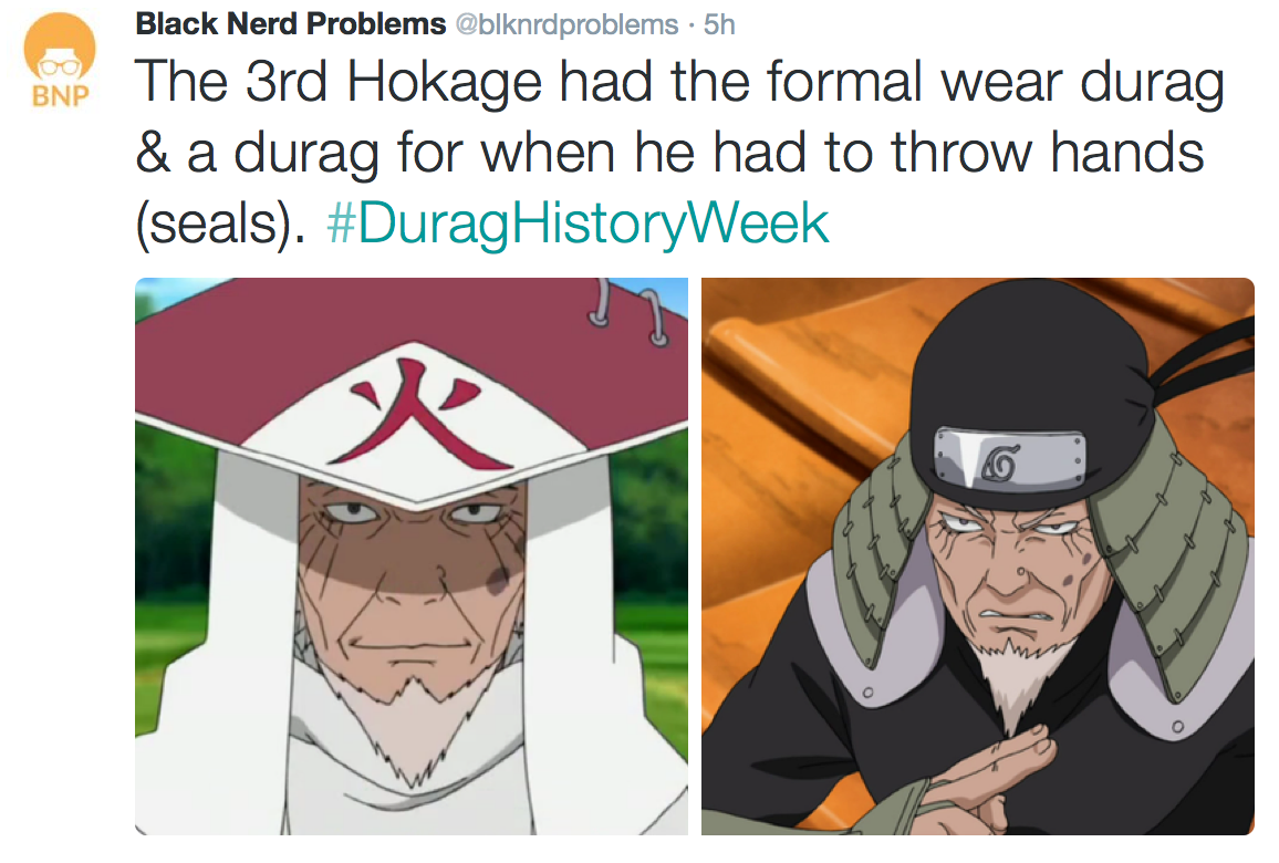 blacknerdproblems:  That’s right folks, this week is #DuragHistoryWeekHop on over