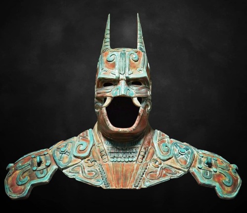 (via Camazotz - The Maya Batman - In 2014 Warner Bros summoned 30 artists to reinterpret Batman on t