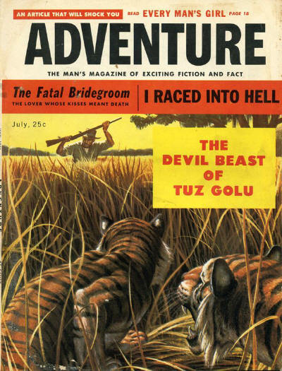 Adventure    July 1946       cover by Mort Kunstler