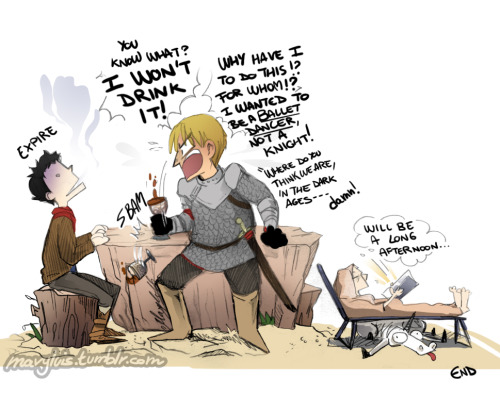 maryluis: ArtTrade Merlin 1x11_Merlin Merlin: season 1, episode 11 - “What if…”My