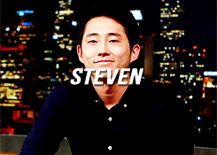 walkingdixon:  Happy Birthday, Steven Yeun! 