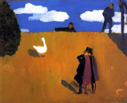 Edouard Vuillard.Â The Goose. 1890-1891.