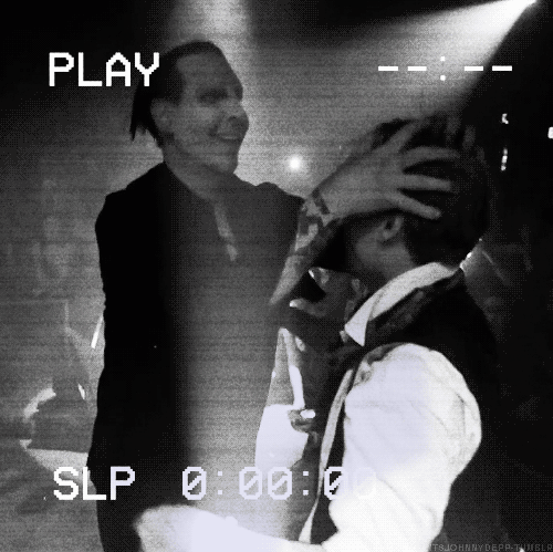 becauseitsjohnnydepp:  Johnny Depp &amp; Marilyn Manson