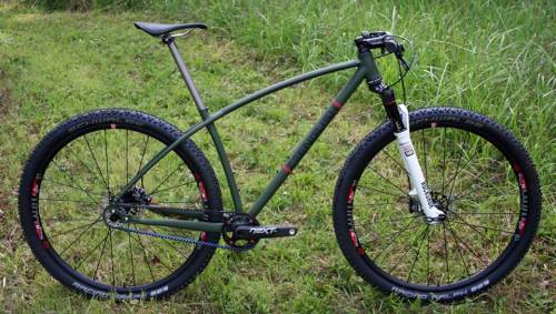 strange-measure: Custom 29er singlespeed beltdrive.