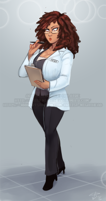 Artofnighthead:   Patreon Reward For Ahmad Shakir, Salwa Being Cute On Her Work Outfit!