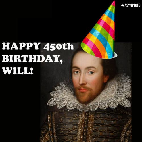 “Sweets to the sweet.”
What sort of cake would the Bard have loved for his birthday? Rum cake and Juliet? A Midsummer Night’s Cream Cake? Julius Cake-sar? As you like it!
Happy 450th birthday, William Shakespeare!