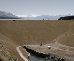 antonmaurer:  Lake Pukaki (Waitaki Hydro Electric Scheme),Tekapo, 2013.Currently showing in Augsburg, Germany as part of ’A Process’ an exhibition by Der Greif Magazine.    