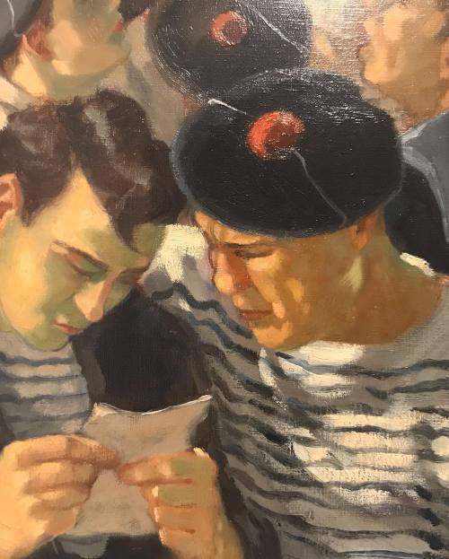 antonio-m:  “Sailors”, c.1946 by Edouard Plachais (1909–1995). French painter. oil on canvas