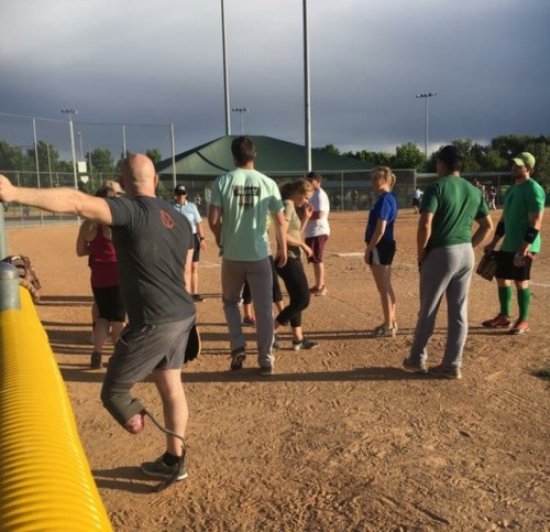 Memorial Day Murph workout.Verdant city league softball team...