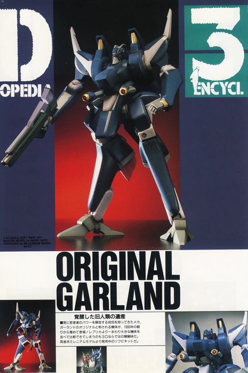 80sanime:  Various 1/20 Scale Full Action Master Model Garlands from Megazone 23 (Not for Sale!)