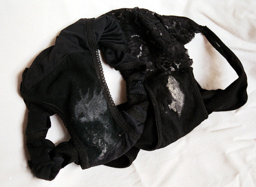 ylvaronald: By request from Roger, another good friend out here. Elizas panies after some hard days&