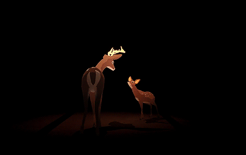 marywhitney: A Deer and Fawn must embark on a journey through an abandoned world of the unknown to g