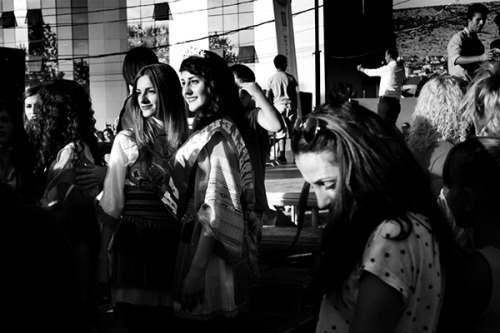 At a beauty pageant in Rahovec, Kosovo. (Source.)