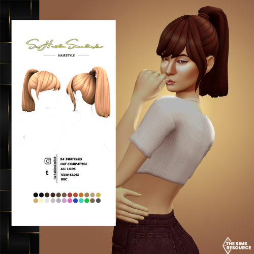 Belly Hairstyle  I hope you like it and enjoy it.  DOWNLOAD: TSR @mmfinds @love4sims4 @cchunters @ma