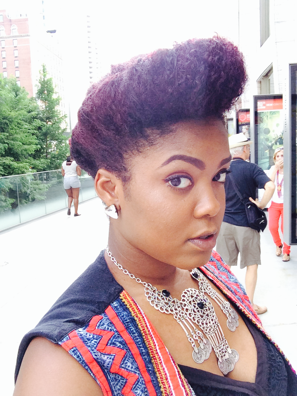 minimarley12:  Hair by Stacey Ciceron from the VIP Tresemme Salon at Mercedes-Benz