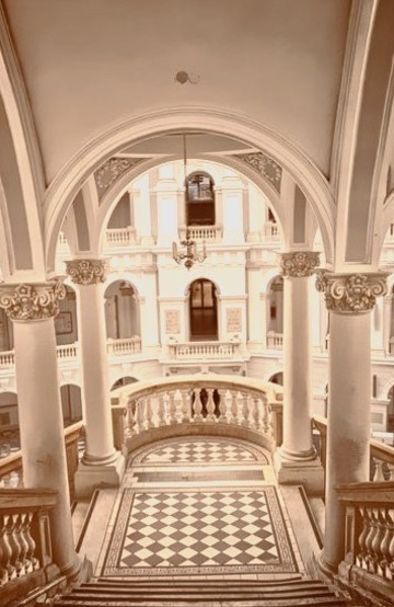 Stairs, Royal Castle, Warsaw, Poland
