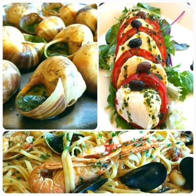 Lunch at Le Trastevere # seafood #beachside lunch! Happy 4th of July Weekend! (at Restaurant Trastevere)