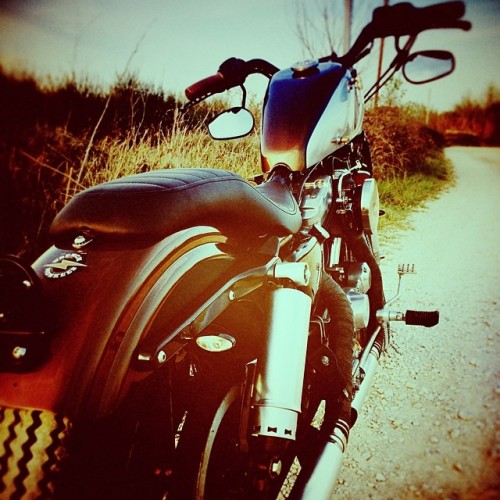 #harley #bobber #ride #chopper #hd #kustom #oldschool #kustommagazine