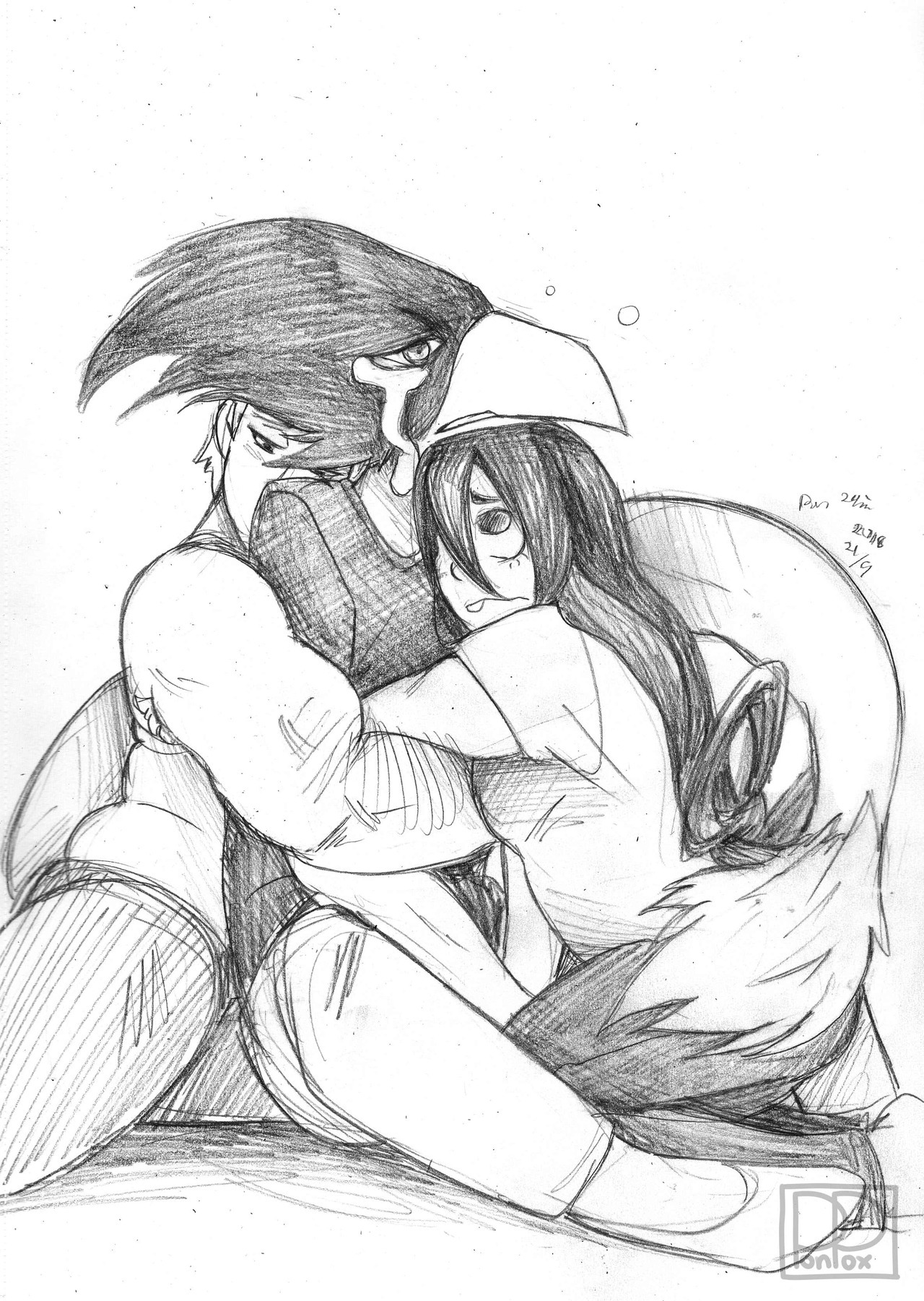 ponpox:  Hugging is like my number one comforter. If I’m breaking down the thing