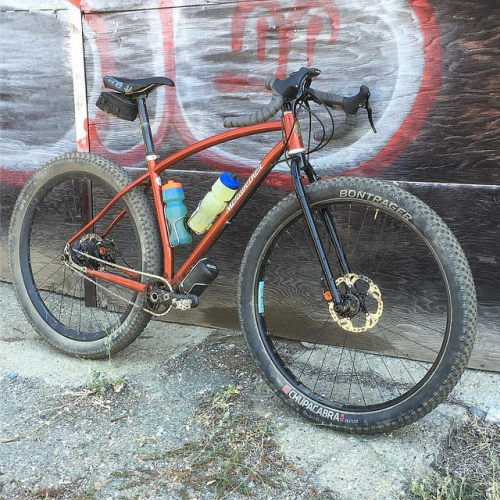 kinkicycle:  And another of this beast. This is the build up I had in mind when I made this frame la