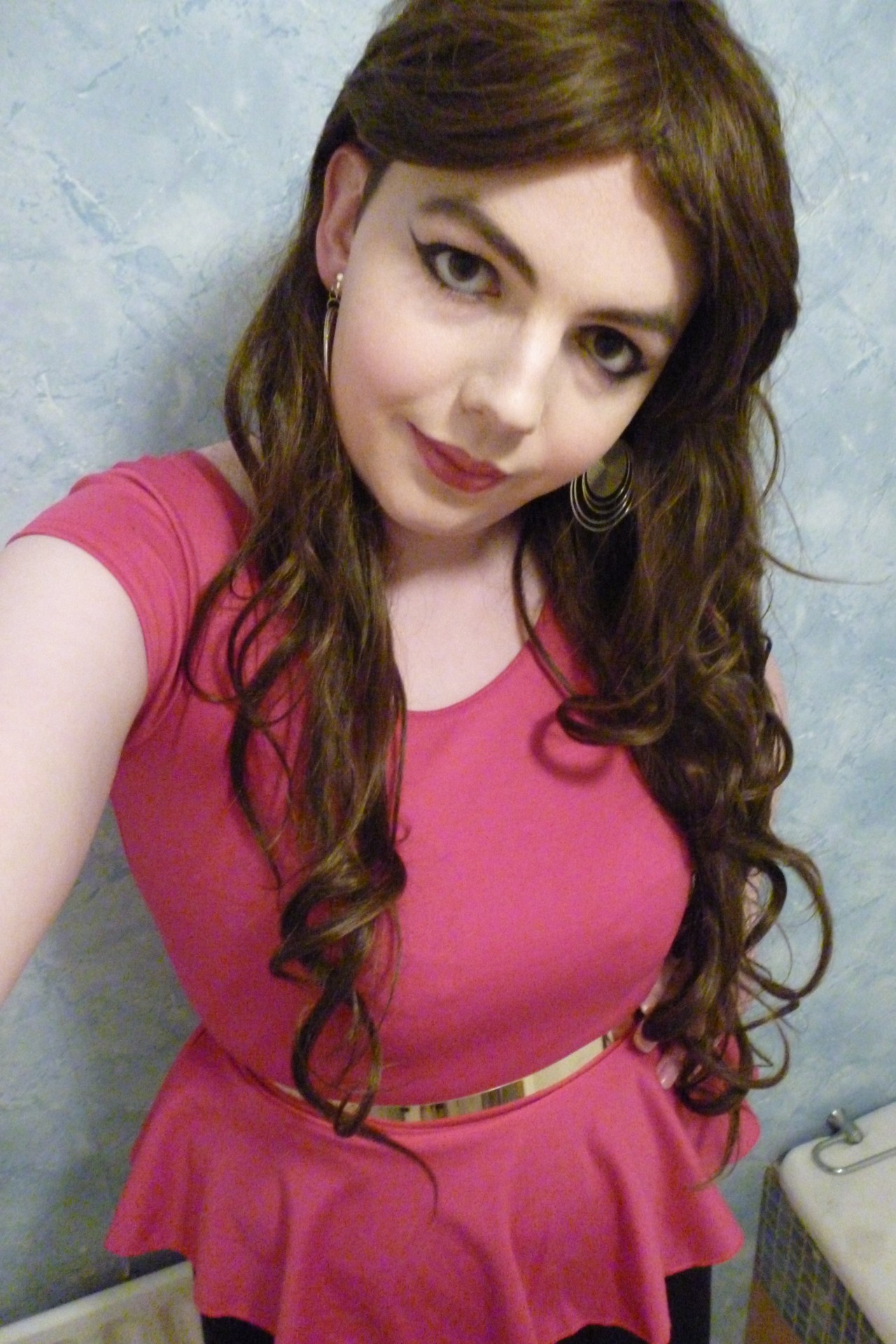 lucy-cd:  PicturesFirst outfit with pink tights, I’ve had them for a long time