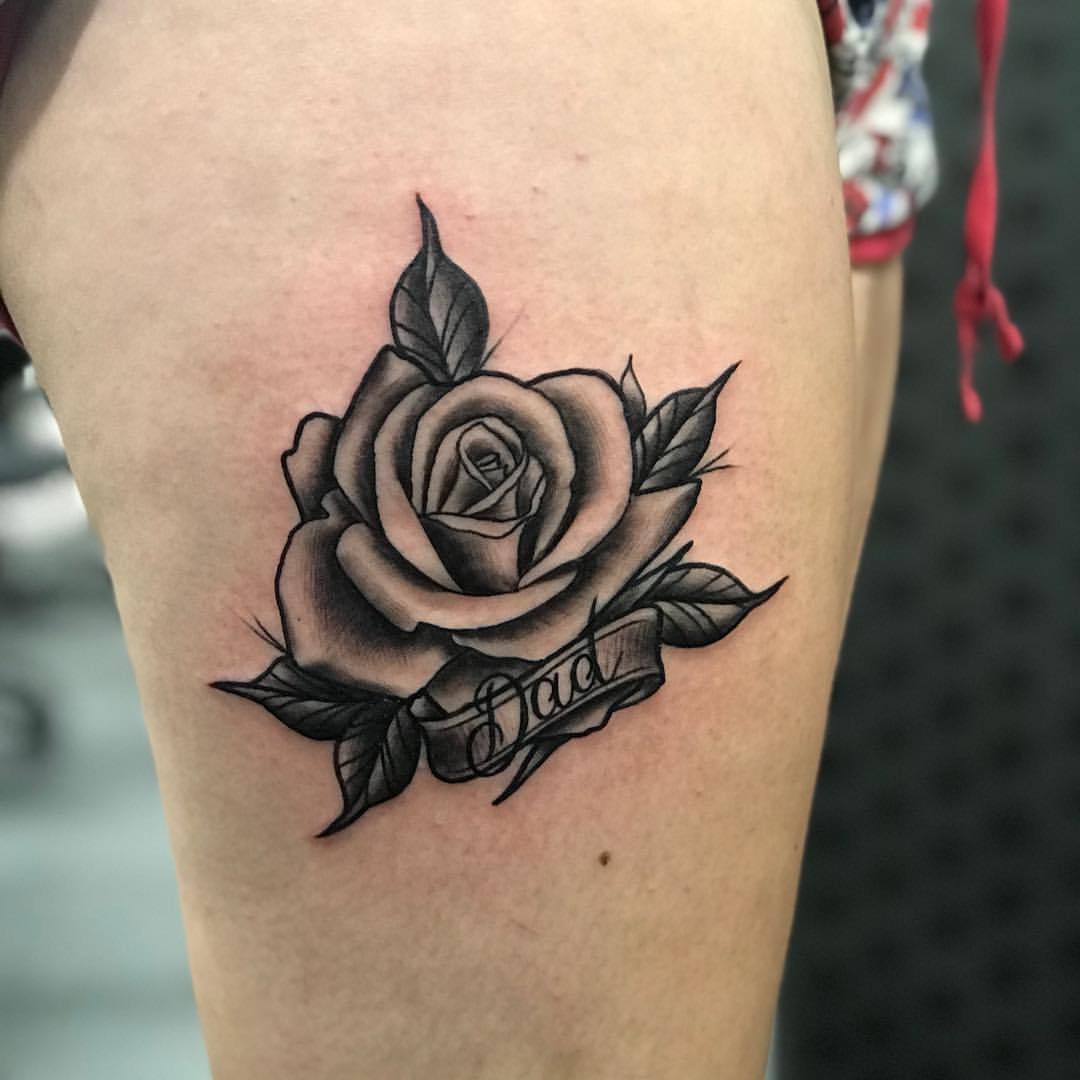 40 Blackwork Rose Tattoos Youll Instantly Love  TattooBlend