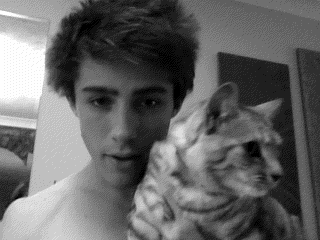 releasings:  hi, my name is jacob and i make gifs with my cat when i’m bored. 