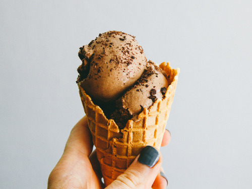 Salted Double Chocolate Ice Cream