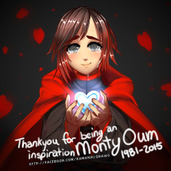 kamallie:  May you rest in peace Monty Oum,I really loved Dead Fantasy along with RWBY.My condolences for the family and friends.