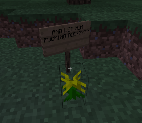 out-of-context-minecraft:out-of-context-minecraft:The fact that this is circulating again scares meh